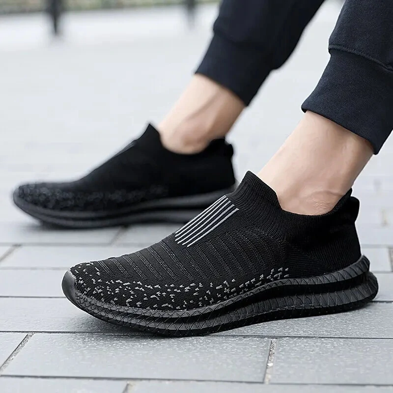 (image for) TENGOO Outdoors Mesh Material Breathable Anti-slip Lightweight Casual Sport shoes for Running Basketball Workout Gym