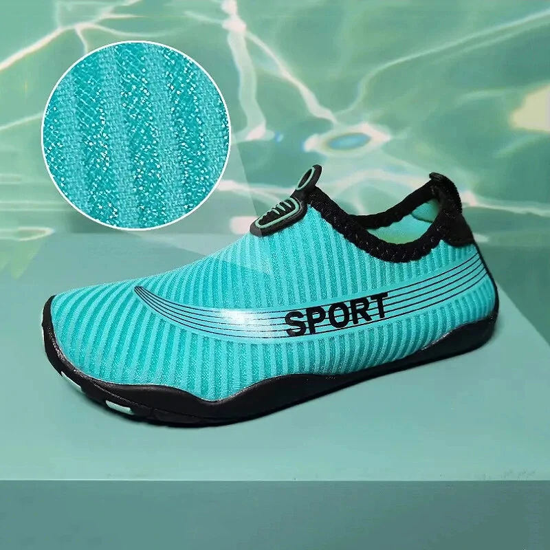 (image for) TENGOO Outdoors Sandal Elastic Material Lightweight Swimming Skiing Gym Exercise Treadmill Yoga Sports Water Shoes